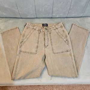 American Eagle Olive Green Vintage Hi-Rise Pants Women's Size 2 Regular